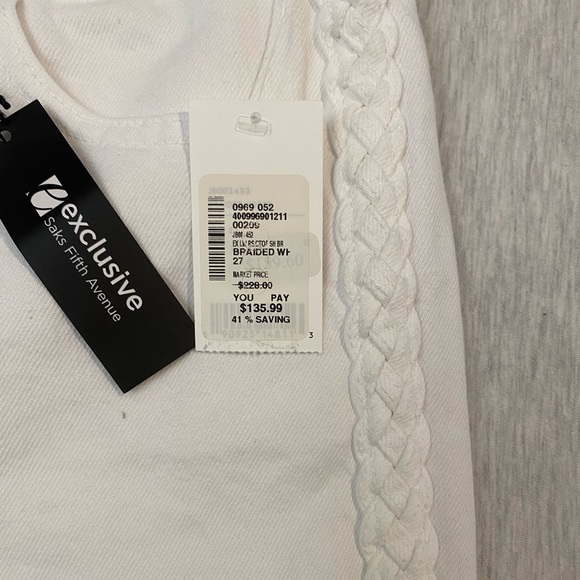 J brand white shorts new - Picture 3 of 4